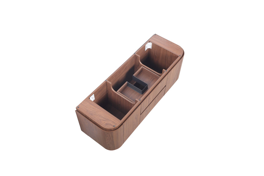 Ravello Wall Hung Vanity Mocha Oak