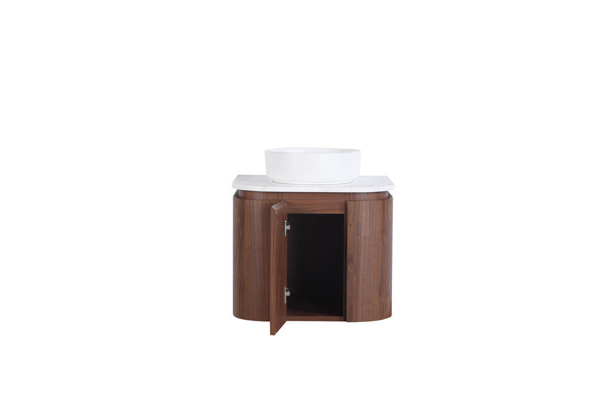 Ravello Wall Hung Vanity Mocha Oak