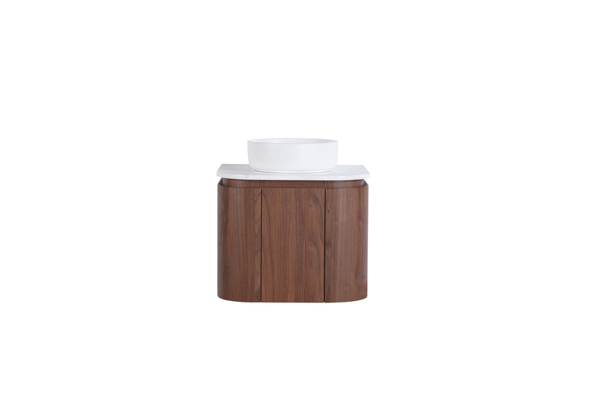 Ravello Wall Hung Vanity Mocha Oak