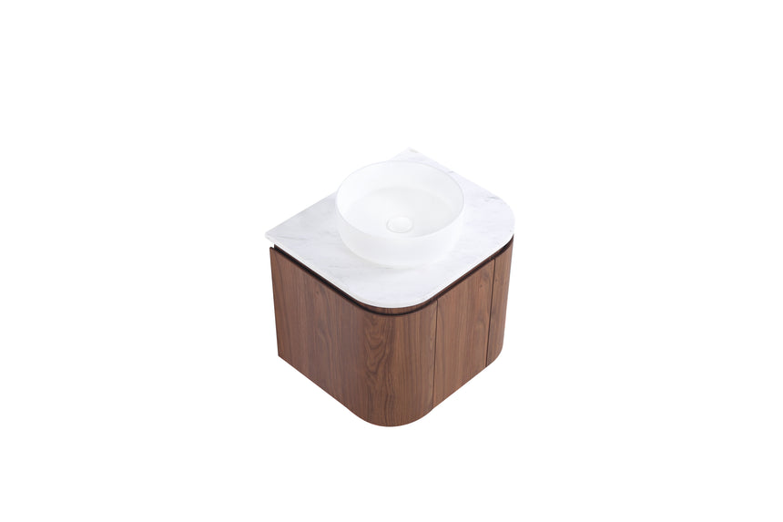 Ravello Wall Hung Vanity Mocha Oak