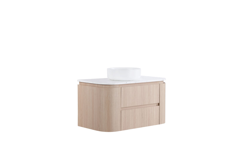 Ravello Wall Hung Vanity Sandy Oak