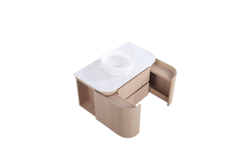 Ravello Wall Hung Vanity Sandy Oak