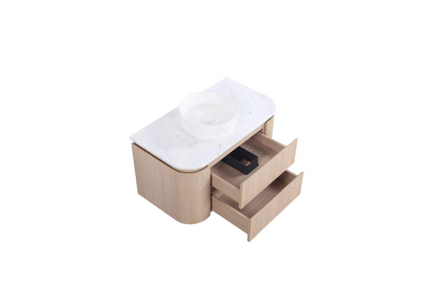 Ravello Wall Hung Vanity Sandy Oak