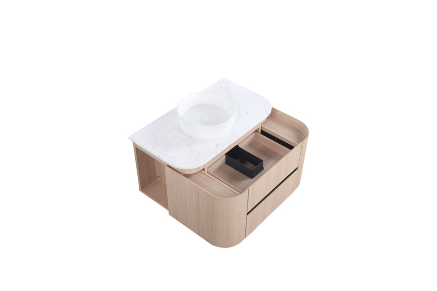 Ravello Wall Hung Vanity Sandy Oak