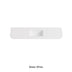 Aruro Solid Surface Stone Basin 12 O'clock Taphole positioned at the back Matte White 1800mm
