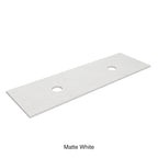 Solid Surface Plain Slab for custom hole cutting Double Under Counter Basin 1500mm