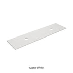 Solid Surface Plain Slab for custom hole cutting Double Under Counter Basin 1800mm