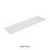 Solid Surface Plain Slab for custom hole cutting Double Under Counter Basin 1800mm