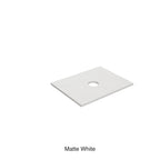 Solid Surface Plain Slab for custom hole cutting Under Counter Basin 600mm