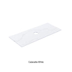 Calacatta Arctic White Solid Surface Stone Top Under Counter Basin 1200mm