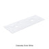Calacatta Arctic White Solid Surface Stone Top Double Under Counter Basin 1500mm