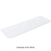 Calacatta Arctic White Curve Solid Surface Stone Top Double Under Counter Basin 1800mm