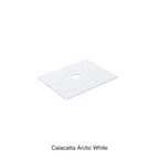 Calacatta Arctic White Solid Surface Stone Top Under Counter Basin 750mm
