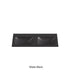 Chasey Solid Surface Stone Basin 12 O'clock Semi Drilled at the back Double Bowl Matte Black 1200mm