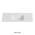 Chasey Solid Surface Stone Basin 12 O'clock Semi Drilled at the back Matte White 1200mm