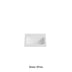 Chasey Solid Surface Stone Basin 12 O'clock Semi Drilled at the back Matte White 600mm