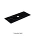 Calacatta Night Solid Surface Stone Top Under Counter Basin 1200mm