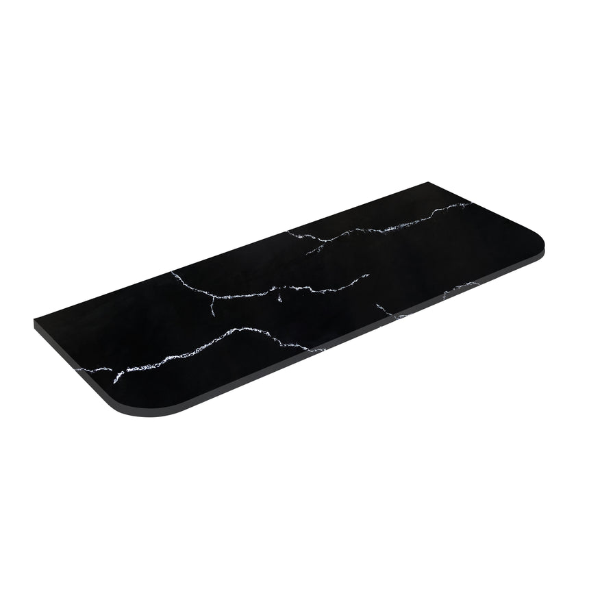 Calacatta Night Curve Solid Surface Stone Top 1500mm