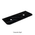 Calacatta Night Curve Solid Surface Stone Top Double Under Counter Basin 1500mm