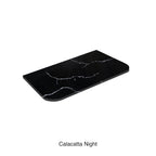 Calacatta Night Curve Solid Surface Stone Top Under Counter Basin 900mm