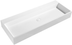Crete Solid Surface Wall Hung Basin 900x450x100mm Matte White