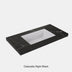 Calacatta Night Black Sintered Stone semless joined with fine ceramic basin Stone thickness 50mm Single Bowl No tap hole 600mm