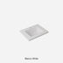 Blanco White Sintered Stone Seamless Joined with Fine Ceramic Basin Stone thickness 40mm Single Bowl 12  O'clock tap hole
