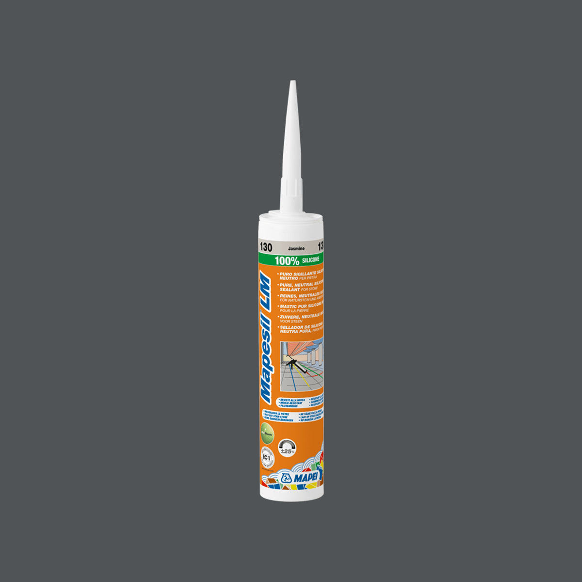 Mapei Silicone LM 310ml 130 310ml anthracite neutral silicone sealant by Tilemall