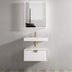 Moonlight Single Basin Vanity with Solid Surface Basin