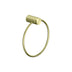 Nero Opal Towel Ring Brushed Yellow Gold