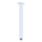 Nero Square Ceiling Arm 450mm Chrome