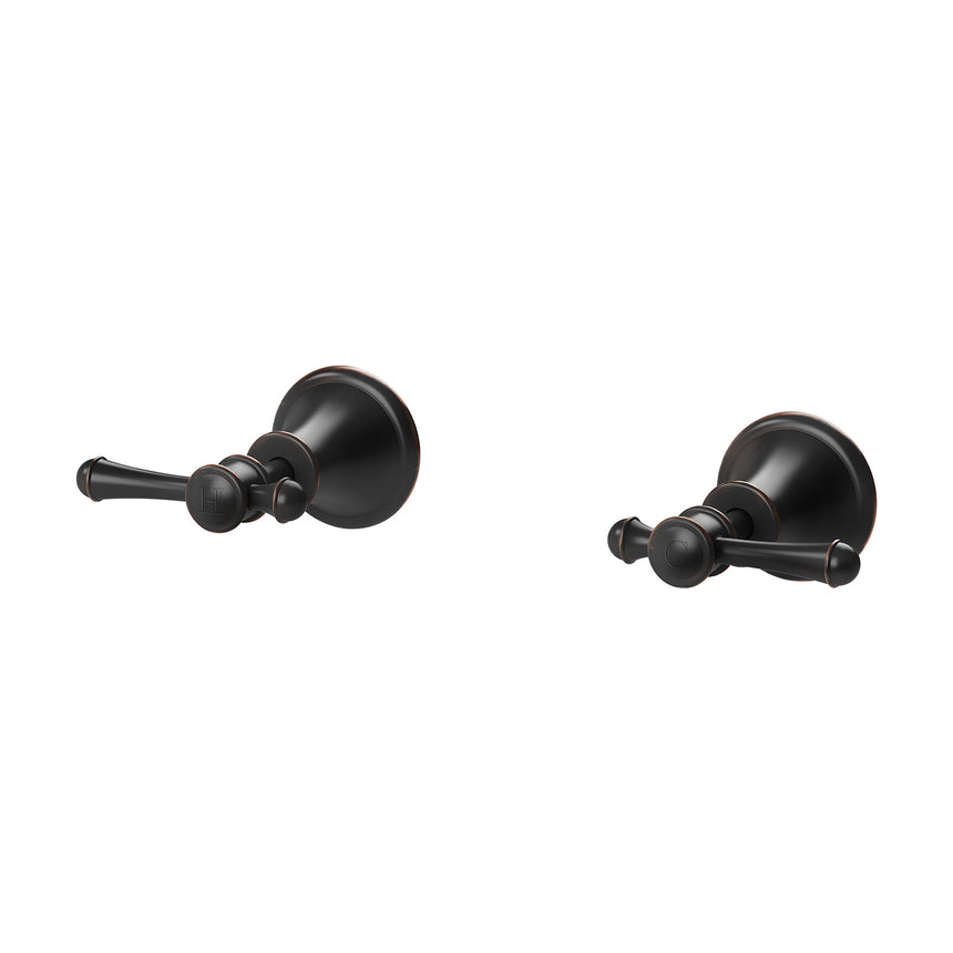 Phoenix Nostalgia Lever Wall Top Assemblies Antique Black, product view