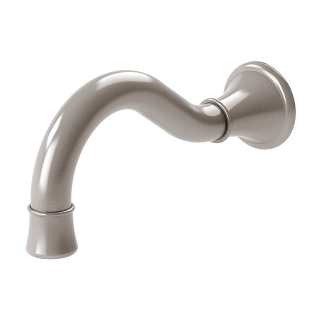 Phoenix Nostalgia Basin / Bath Outlet 180mm Shepherds Crook Brushed Nickel, product view