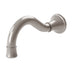 Phoenix Nostalgia Basin / Bath Outlet 180mm Shepherds Crook Brushed Nickel
