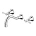 Phoenix Nostalgia Lever Basin / Bath Set 180mm Shepherds Crook Chrome