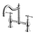 Phoenix Nostalgia Exposed Sink Set 230mm Shepherds Crook Chrome