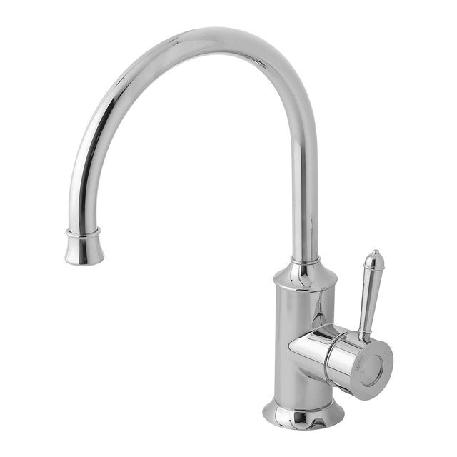 Phoenix Nostalgia Sink Mixer 220mm Gooseneck Chrome, product view