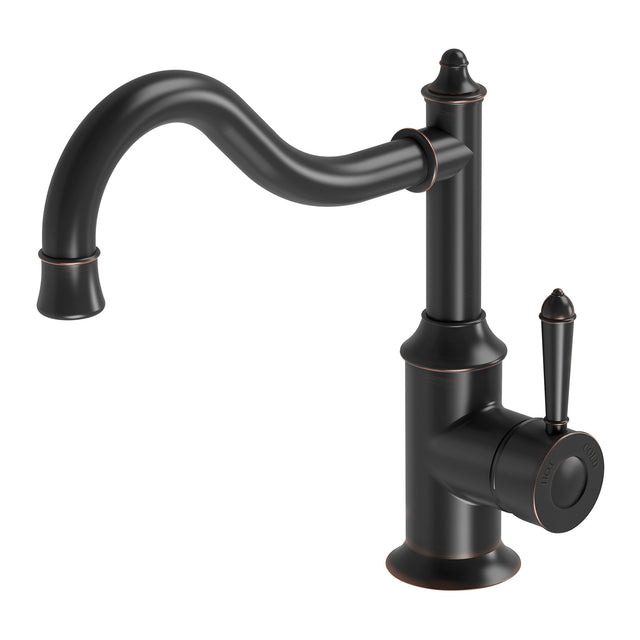 Phoenix Nostalgia Sink Mixer 230mm Shepherds Crook Antique Black, product view