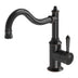 Phoenix Nostalgia Sink Mixer 230mm Shepherds Crook Antique Black