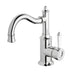 Phoenix Nostalgia Basin Mixer 160mm Shepherds Crook Chrome/Natural White