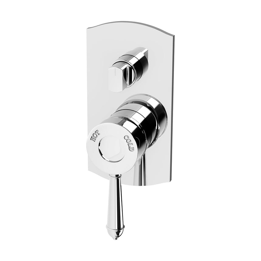 Phoenix Nostalgia Shower / Bath Diverter Mixer Chrome, product view