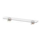 Phoenix Nostalgia Glass Shelf Brushed Nickel