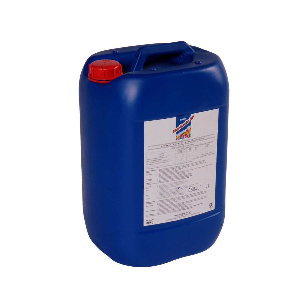 Mapei Planicrete SP 25kg substrate latex additive 25kg blue container with red cap by Tilemall