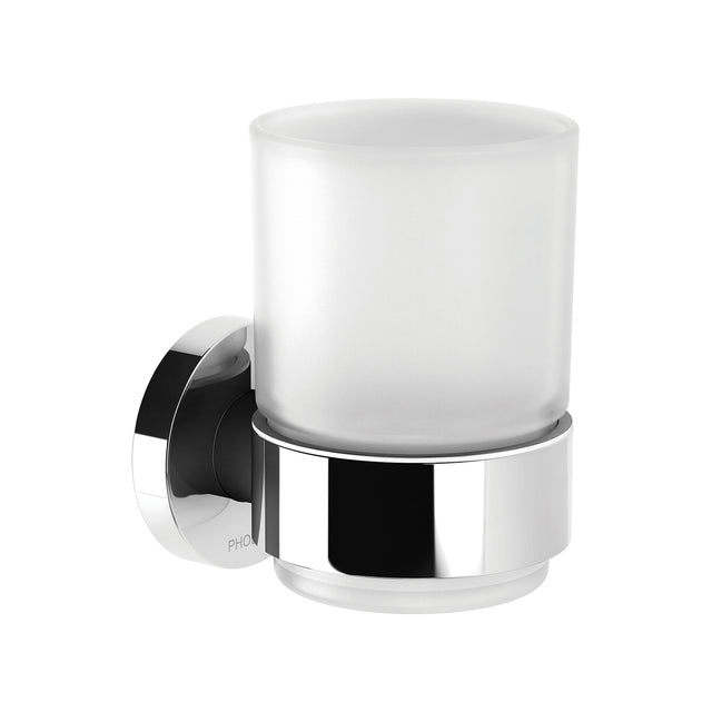 Phoenix Radii Tumbler & Holder Round Chrome, product view