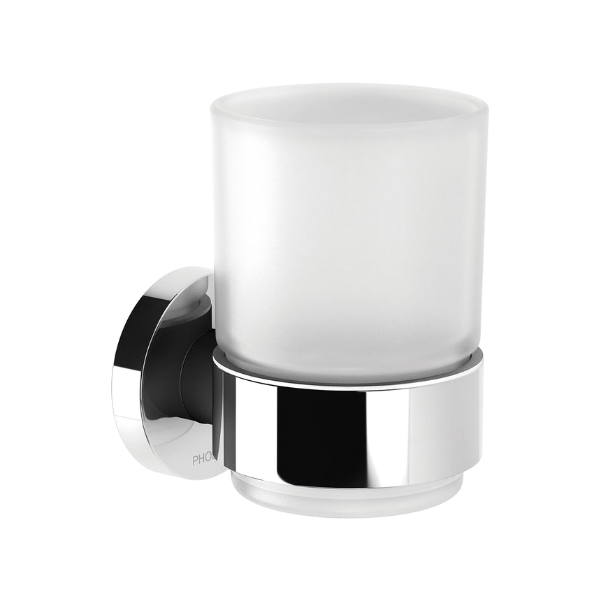 Phoenix Radii Tumbler & Holder Round Chrome, product view