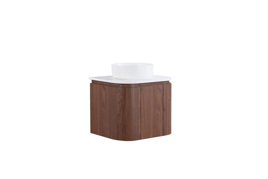 Ravello Wall Hung Vanity Mocha Oak
