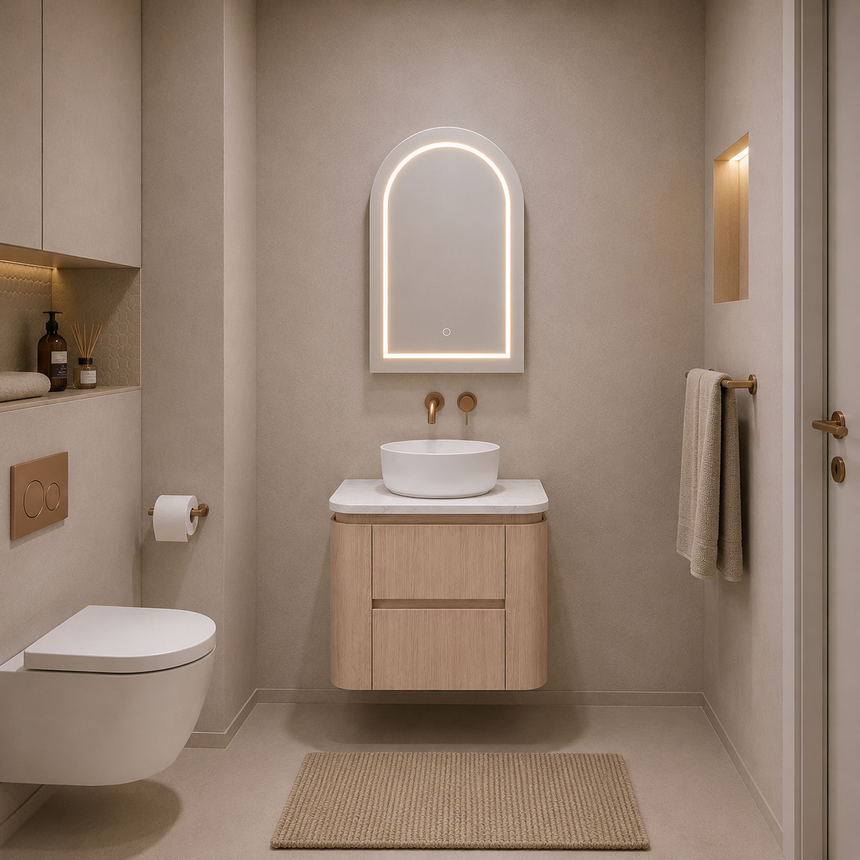 Ravello Wall Hung Vanity Sandy Oak