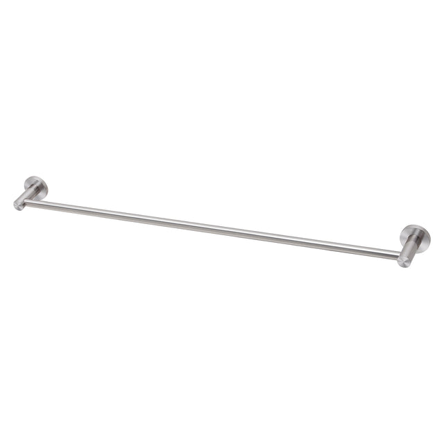 Phoenix Radii SS 316 Single Towel Rail Round Plate 800mm Stainless Steel, product view