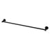 Phoenix Radii Single Towel Rail 800mm Round Plate Matte Black