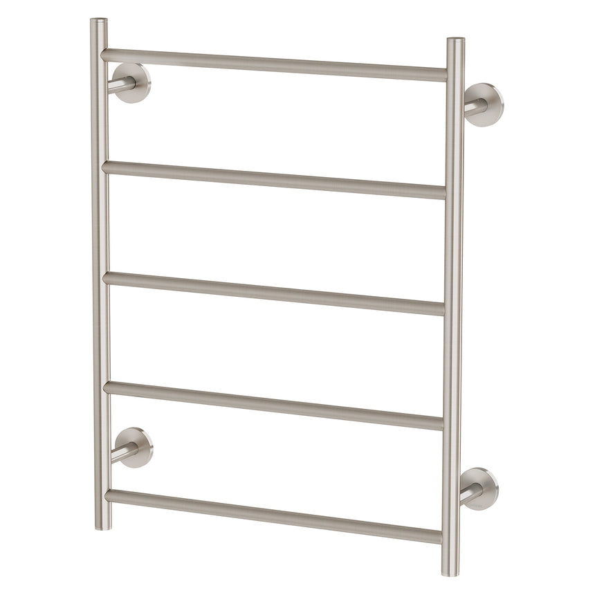 Phoenix Radii Towel Ladder 550 x 740mm Round Plate Brushed Nickel, product view